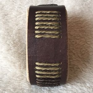 Leather Cuff from the Buckle